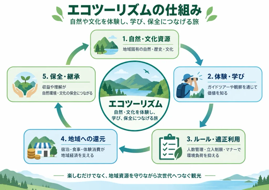 エコツーリズムの仕組み